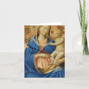Madonna en kind religieuze Kaart
