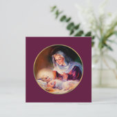 Madonna en kind. Religieuze kerstKaarten Feestdagenkaart (Staand voorkant)
