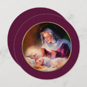 Madonna en kind. Religieuze kerstKaarten Feestdagenkaart (Voorkant / Achterkant)