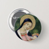 MADONNA EN KIND RONDE BUTTON 5,7 CM (Voorkant /achterkant)