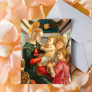 Madonna en kind Sandro Botticelli Christelijk Briefkaart