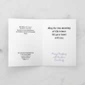 Madonna en kind schilderij gevouwen kerst Kaart (Binnen)