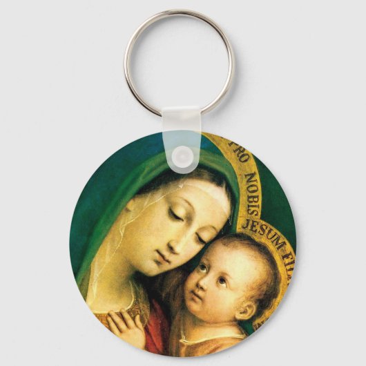 MADONNA EN KIND SLEUTELHANGER (Voorkant)
