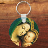 MADONNA EN KIND SLEUTELHANGER (Voorkant)