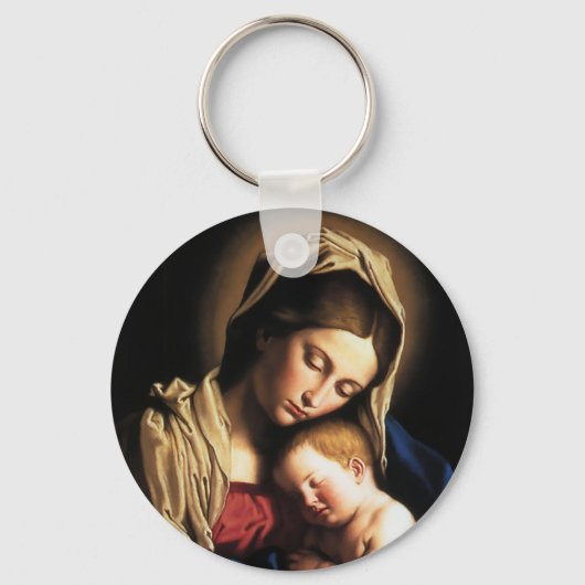 MADONNA EN KIND SLEUTELHANGER (Voorkant)