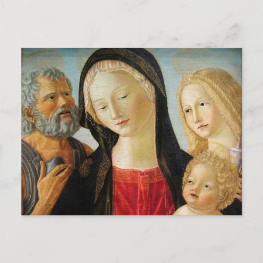 Madonna en kind, St. Hiëronymus en Maria Magdalena Briefkaart (Voorkant)