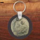 Madonna en Kind, Tondo Pitti door Michelangelo Sleutelhanger (Voorkant)