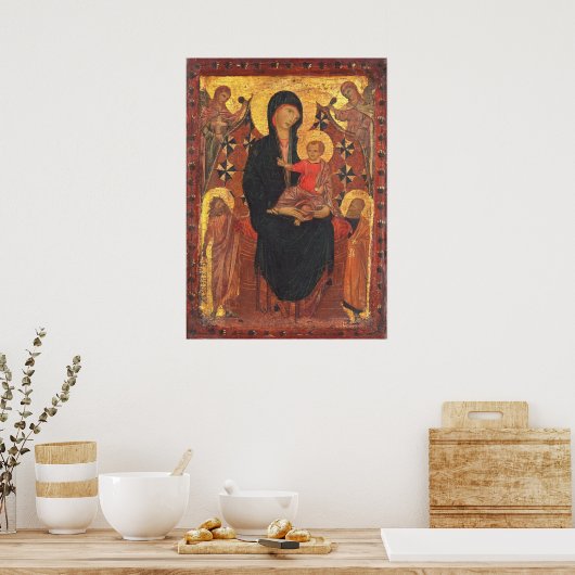 Madonna en kind - Toscane Fine Art Poster (Keuken)