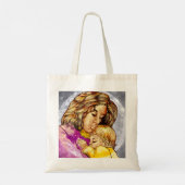 Madonna en Kind Tote Bag (Achterkant)