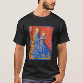 Madonna en kind troon Jean Fouquet T-shirt