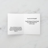 Madonna en kind twee engelen Botticelli Kerstmis Kaart (Binnen)