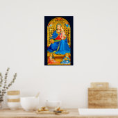 Madonna en Kind Vakantie Kerst poster (Keuken)