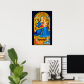 Madonna en Kind Vakantie Kerst poster (Thuiskantoor)