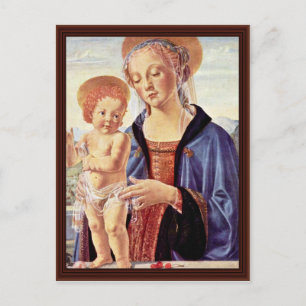 Madonna en kind van Sarto Andrea Del Briefkaart