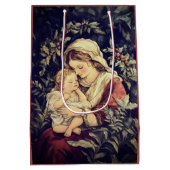 Madonna en Kind Vintage Medium Cadeauzakje (Achterkant)