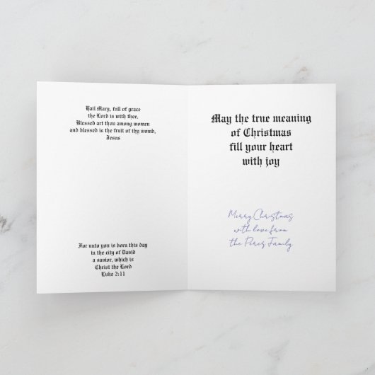 Madonna en kind vouwen Kaart (Binnen)