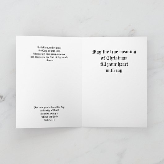 Madonna en kind vouwen Kaart (Binnen)