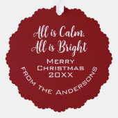  Madonna en kind Waterverf Ornament Kaart (Achterkant)