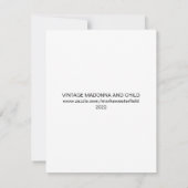  MADONNA- EN KINDERKAART NOTITIEKAARTJE (Achterkant)