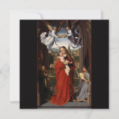 Madonna en kinderkerstavond Bedankkaart (Voorkant)