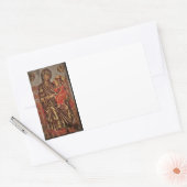 Madonna- en kinderpictogram rechthoekige sticker (Envelop)