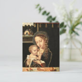 Madonna en kinderverpleegkunde briefkaart (Staand voorkant)