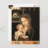 Madonna en kinderverpleegkunde briefkaart (Voorkant / Achterkant)