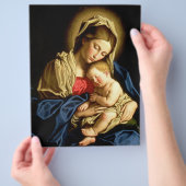 Madonna en kindje Jezus - Sassoferrato Flyer (Hand)