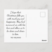  Madonna en kindkerst Briefkaart (Achterkant)