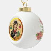 Madonna en kindkerst keramische bal ornament (Rechts)