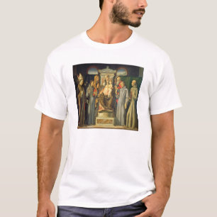 Madonna Enthroned, 1480 (olie op het paneel) T-shirt