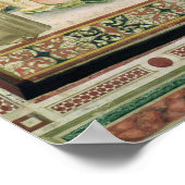 Madonna Enthroned met St. Francis van Assisi Poster (Hoek)