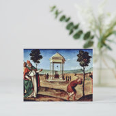 Madonna Enthroned St. Peter St. John The Baptist Briefkaart (Staand voorkant)