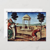 Madonna Enthroned St. Peter St. John The Baptist Briefkaart (Voorkant / Achterkant)