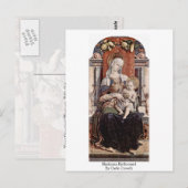 Madonna Enthroned van Carlo Crivelli Briefkaart (Voorkant / Achterkant)