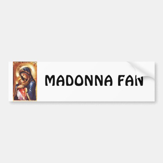 Madonna Fan Bumpersticker (Voorkant)