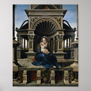 Madonna Holding Baby Jesus Poster