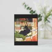 Madonna Holding White Unicorn Briefkaart (Staand voorkant)