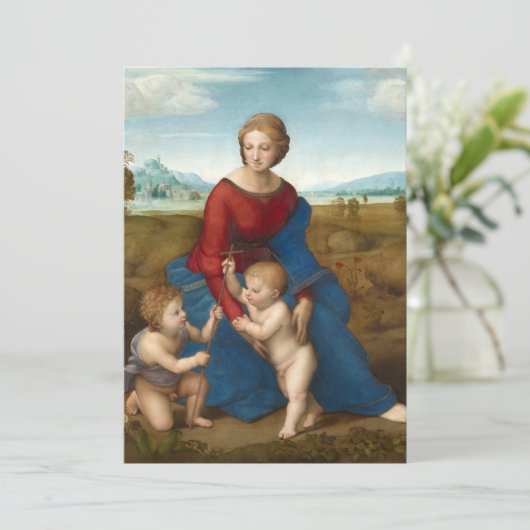 Madonna in de wei | Raphael (Staand voorkant)