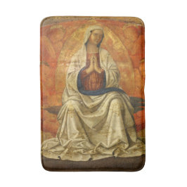 Madonna in Gloria (Maagd Mary Enthroned) Bath Mat