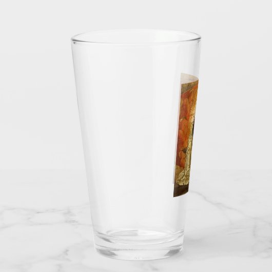 Madonna in Gloria (Maagd Mary Enthroned) Glas (Rechts)