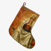 Madonna in Gloria (Maagd Mary Enthroned) Grote Kerstsok (Voorkant (Hangend))