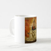 Madonna in Gloria (Maagd Mary Enthroned) Koffiemok (Voorkant links)