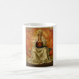 Madonna in Gloria (Maagd Mary Enthroned) Koffiemok
