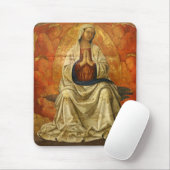 Madonna in Gloria (Maagd Mary Enthroned) Muismat (Met muis)