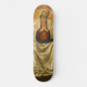 Madonna in Gloria (Maagd Mary Enthroned) Persoonlijk Skateboard (Voorkant)