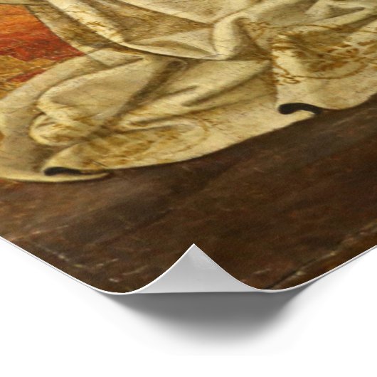 Madonna in Gloria (Maagd Mary Enthroned) Poster (Hoek)