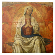 Madonna in Gloria (Maagd Mary Enthroned)