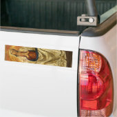 Madonna in Gloria (Tronende Maagd Maria) Bumpersticker (Op Truck)