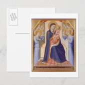 Madonna in Glory, c.1315 (tempera op het paneel) Briefkaart (Voorkant / Achterkant)